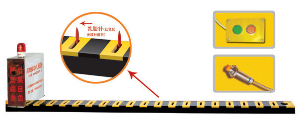 包头昆都仑区V3嵌入式闯岗自动扎胎器/阻车器